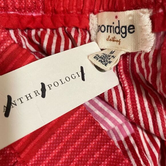 NWT Anthropologie Poridge  Preppy Plaid pants size M - Picture 11 of 12